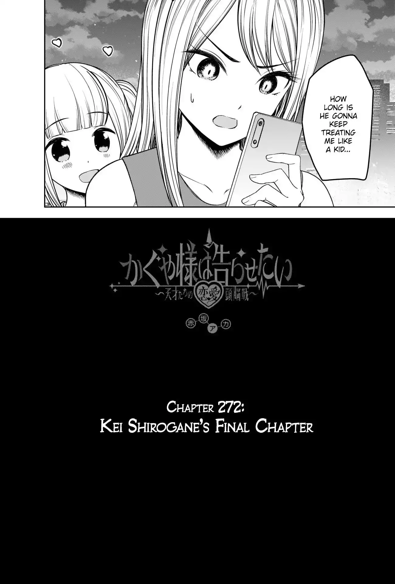 Kaguya-sama wa Kokurasetai - Tensai-tachi no Renai Zunousen Chapter 272 2